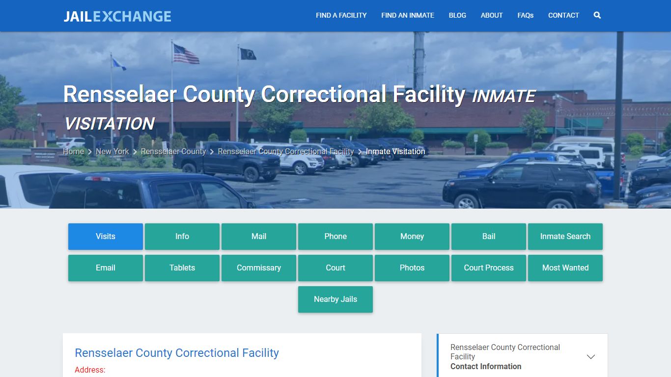 Rensselaer County Correctional Facility Inmate Visitation - Jail Exchange